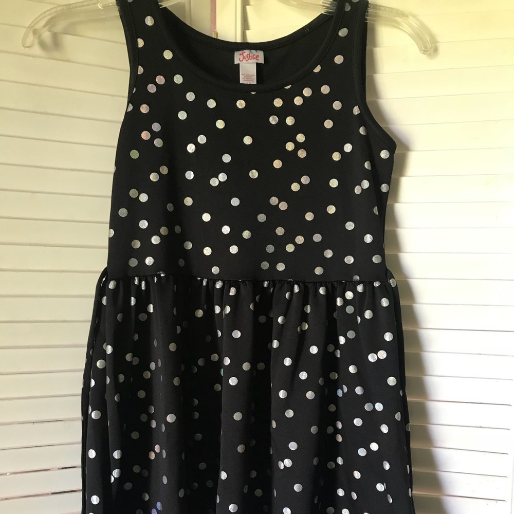 Girls Justice polka dot dress